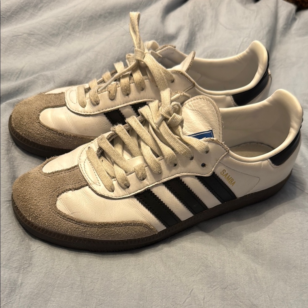 Adidas Samba Classic White and Black Men's Shoes